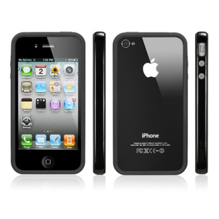 картинка Чехол SGP Case Neo Hybrid-2 EX Series Soul Black for iPhone 4 (SGP07783) от магазина КомпьютерЦентр