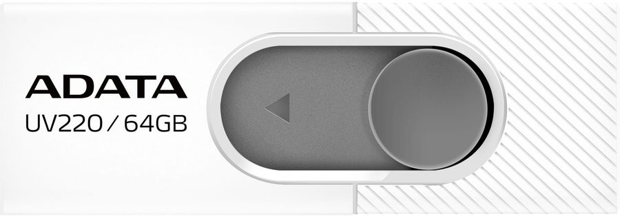 картинка USB накопитель 64Gb A-Data UV220 White/ Gray (AUV220-64G-RWHGY) от магазина КомпьютерЦентр