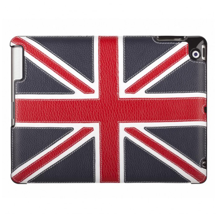 картинка Чехол Dublon Leatherworks Just Business Case Britain Dark Blue for iPad 4 (400963) от магазина КомпьютерЦентр