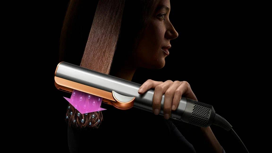 картинка Выпрямитель для волос Dyson Airstrait HT01 Nickel/ Copper от магазина КомпьютерЦентр