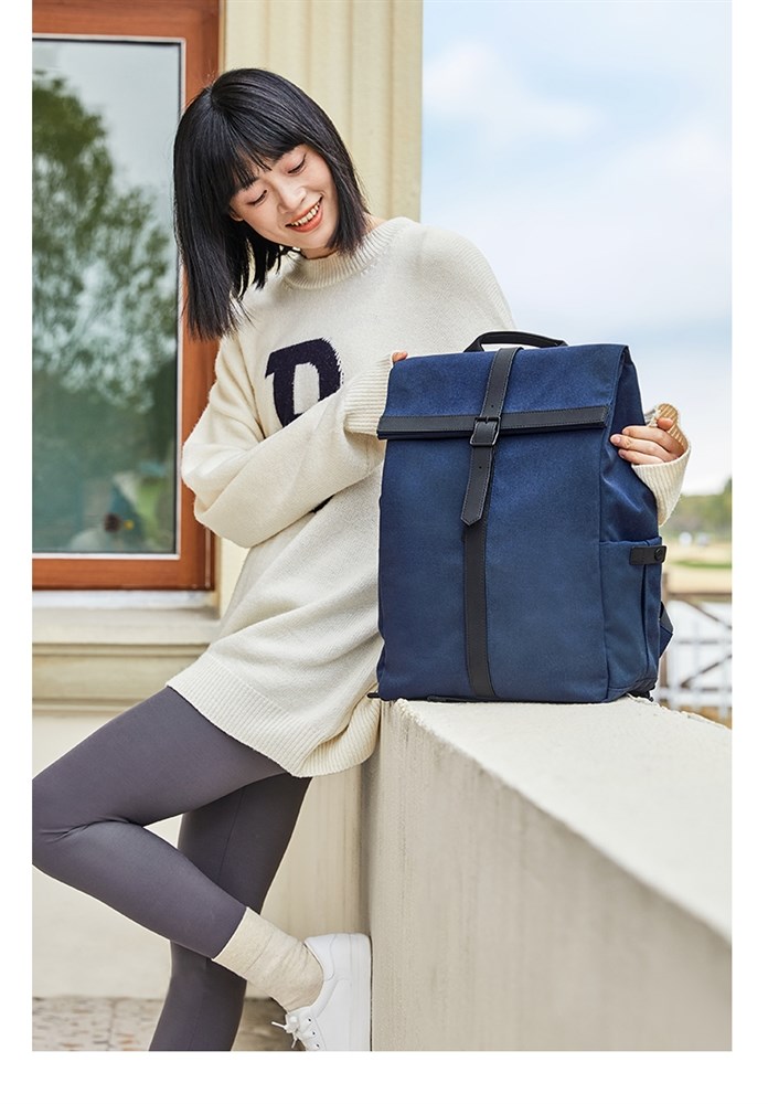 картинка Рюкзак Xiaomi 90 Ninetygo Grinder Oxford Leisure Backpack Blue от магазина КомпьютерЦентр