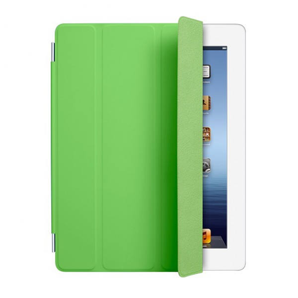 картинка Чехол Apple iPad Smart Cover Polyurethane Green for new iPad/ iPad 2 (MD309) от магазина КомпьютерЦентр