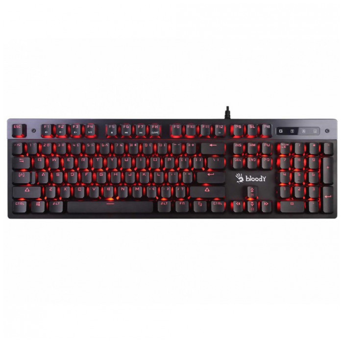картинка Клавиатура A4tech Bloody B500 Gamer LED, Black USB (B500) от магазина КомпьютерЦентр