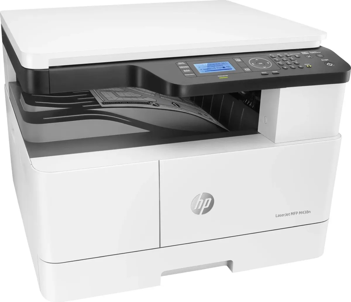 картинка МФУ лазерное HP LaserJet Pro M438n (8AF43A) A3 Net белый от магазина КомпьютерЦентр