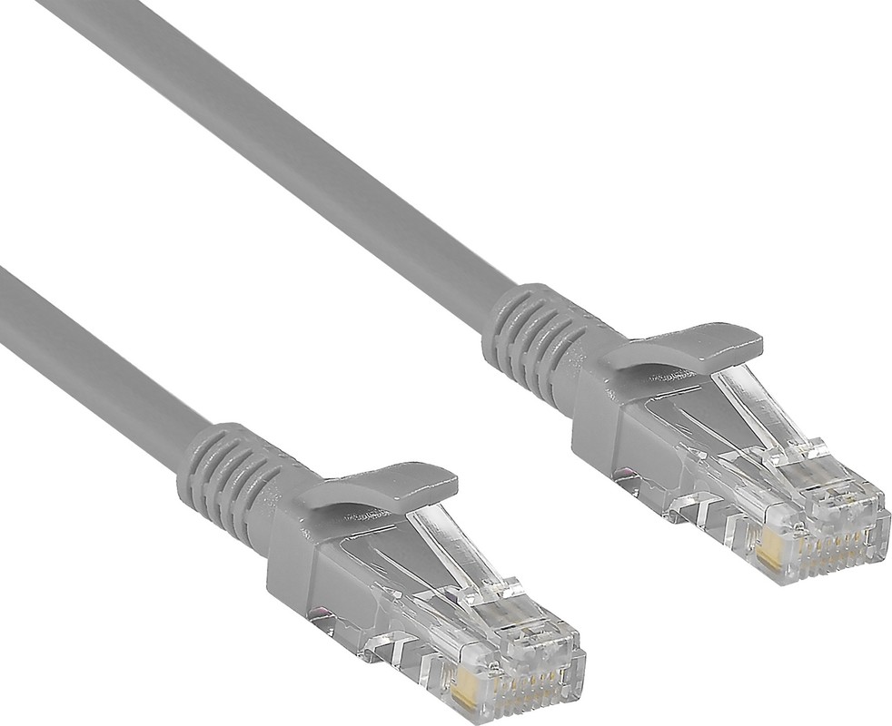 картинка Патч-корд UTP Exegate Cat.5e, медь, Gray, 1 м UTP-RJ45-RJ45-5e-CU-1M-GY (EX282011RUS) от магазина КомпьютерЦентр