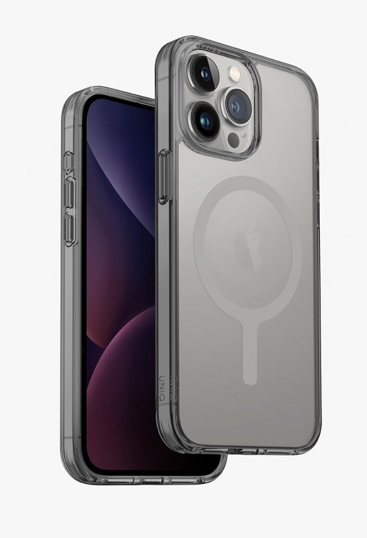 картинка Чехол Uniq HYBRID LIFEPRO XTREME MAGCLICK CHARGING (MagSafe) для iPhone 15 Pro 6.1'', серый (Frost Grey) IP6.1P(2023)-LXAFMFGRY от магазина КомпьютерЦентр
