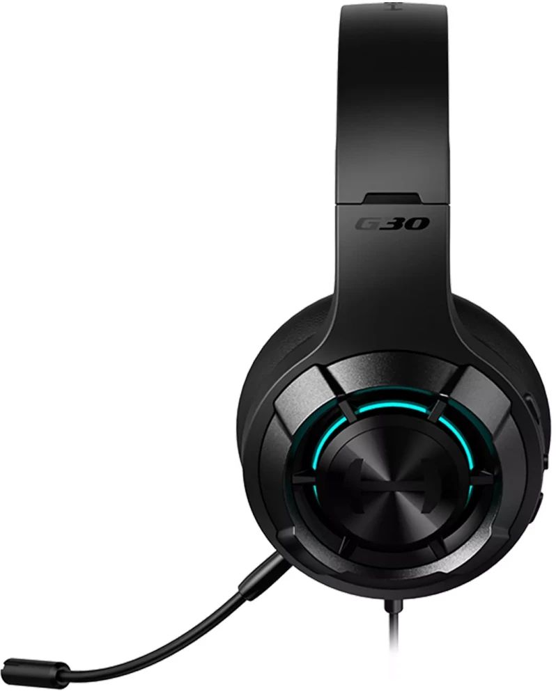 картинка Bluetooth гарнитура Edifier G30 II Black 7.1 виртуальным объемным звуком,Световые эффекты RGB от магазина КомпьютерЦентр