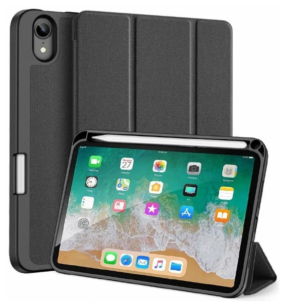 картинка Чехол-книжка для iPad mini 6, Dux Ducis Domo series, черный от магазина КомпьютерЦентр