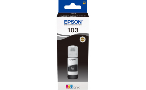 картинка Чернила Epson 103BK C13T00S14A черный (65мл) от магазина КомпьютерЦентр