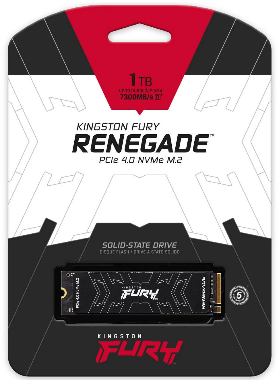 картинка SSD накопитель 1Tb Kingston FURY Renegade M.2 (SFYRS/ 1000G) от магазина КомпьютерЦентр