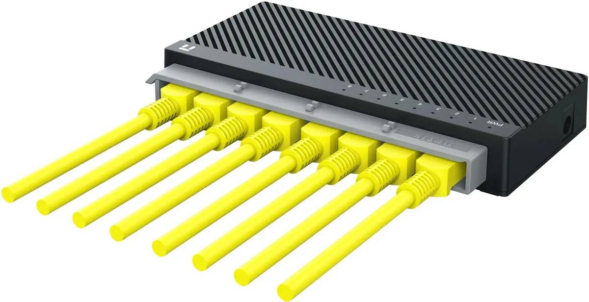 картинка Switch 8-port Netis ST3108GC (L2) неуправляемый 10/ 100/ 1000 BASE-TX от магазина КомпьютерЦентр