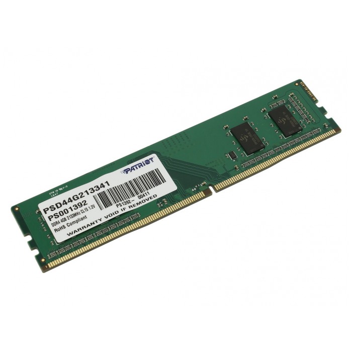 картинка Оперативная память Patriot DIMM DDR4 4Gb 2133MHz PC4-17000 (PSD44G213341) от магазина КомпьютерЦентр