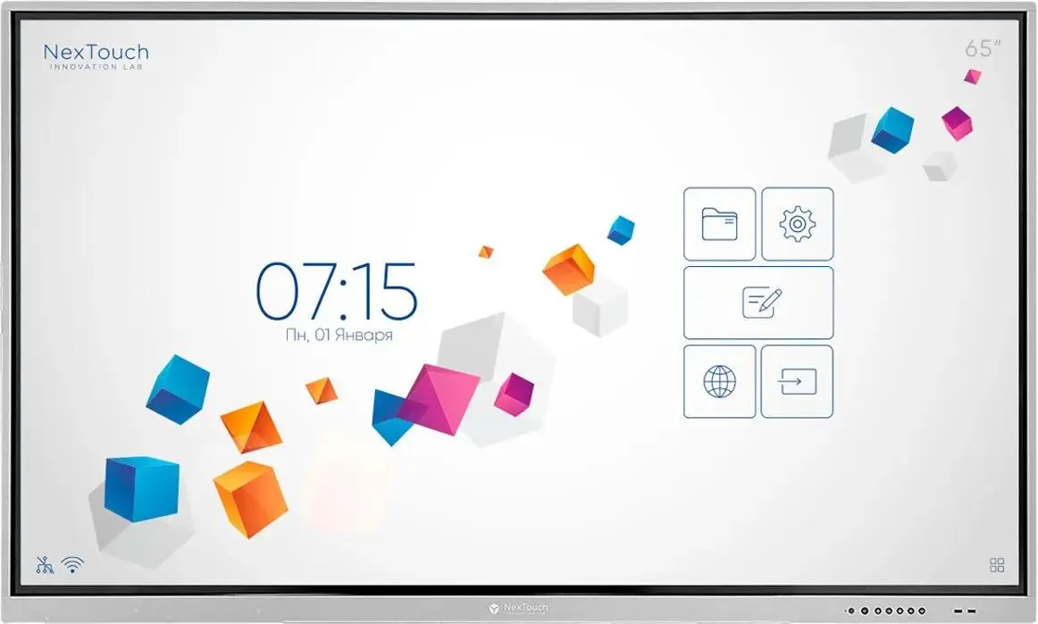 картинка Интерактивная панель NexTouch Nextpanel 65 IFPCV1INT65 65'' Android 8.0 IR 4K (3840x2160) WiFi от магазина КомпьютерЦентр