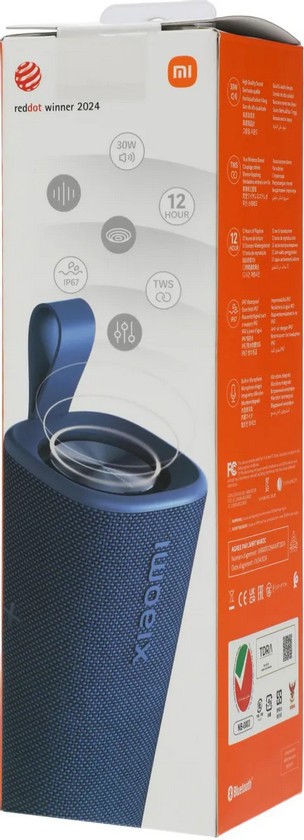 картинка Портативная колонка Xiaomi Mi Bluetooth Outdoor MDZ-38-DB Blue (QBH4265GL) от магазина КомпьютерЦентр