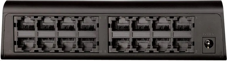 картинка Switch 16-port D-Link DES-1016A/ E2A 16x100Mb неуправляемый от магазина КомпьютерЦентр