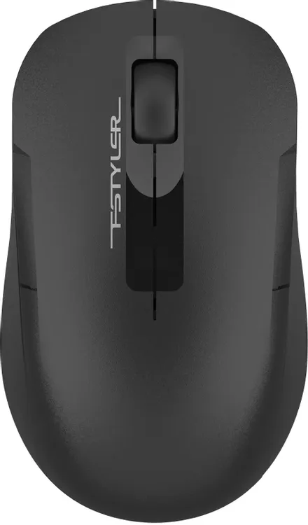 картинка Мышка A4Tech Fstyler FG15CS Air2 беспроводная, 1200 dpi, радиоканал, USB, кнопки - 3, Black от магазина КомпьютерЦентр