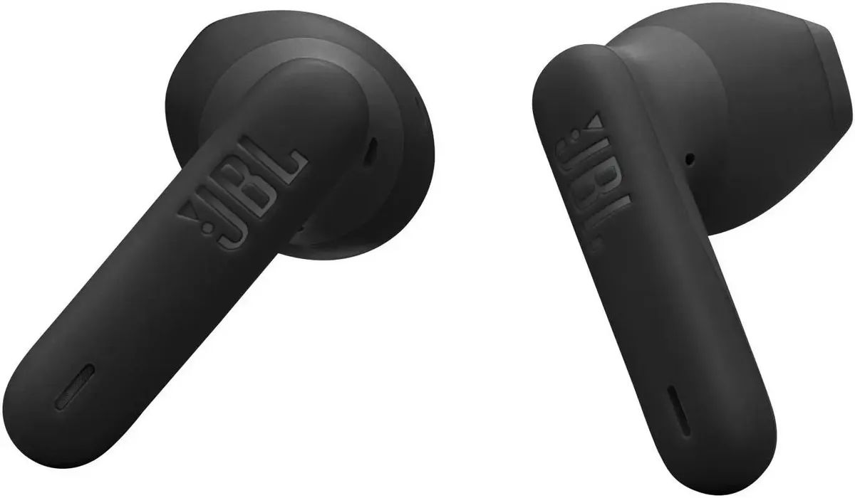картинка Bluetooth гарнитура JBL WAVE FLEX 2 BLACK вкладыши (JBLWFLEX2BLK) от магазина КомпьютерЦентр