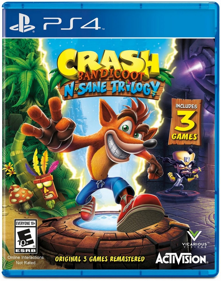 картинка Игра Crash Bandicoot N'sane Trilogy (PlayStation 4, Английская версия) от магазина КомпьютерЦентр