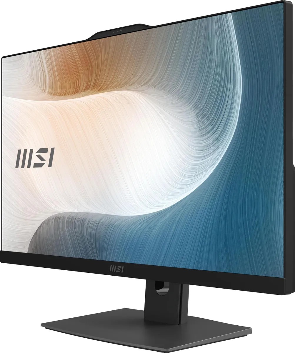 картинка Моноблок MSI Modern AM242P 12M-1883XRU 23.8'' Full HD i3 1215U/  16Gb/  SSD 500Gb UHDG/  noOS/  kb/ m/ черный 9S6-AE0711-1883 от магазина КомпьютерЦентр