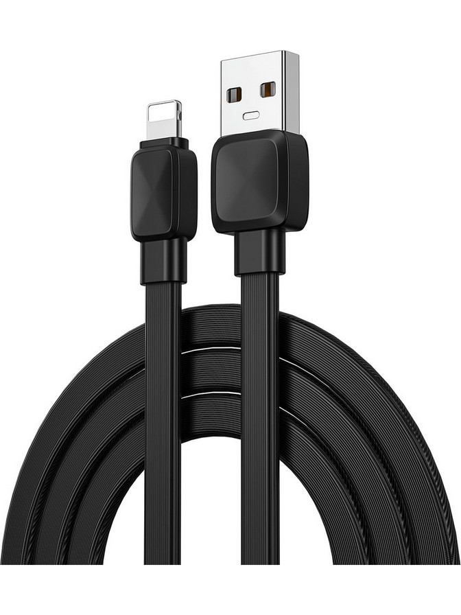 картинка Кабель WIWU Lightning 100cm Wi-C003 Black от магазина КомпьютерЦентр
