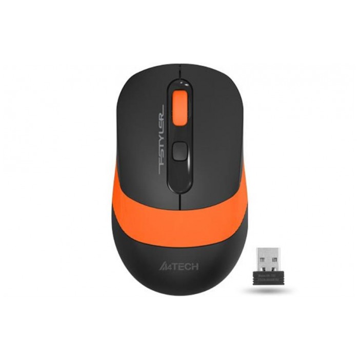 картинка Мышка A4tech Fstyler FG10 Wireless Black/ Orange (FG10 Orange) от магазина КомпьютерЦентр
