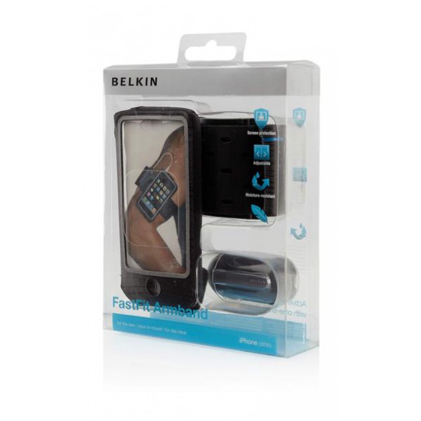 картинка Чехол Belkin FASTFIT Black for iPhone 4/4S (F8Z611CW) от магазина КомпьютерЦентр