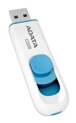 картинка USB накопитель 16Gb A-Data Classic AC008 White (AC008-16G-RWE) от магазина КомпьютерЦентр