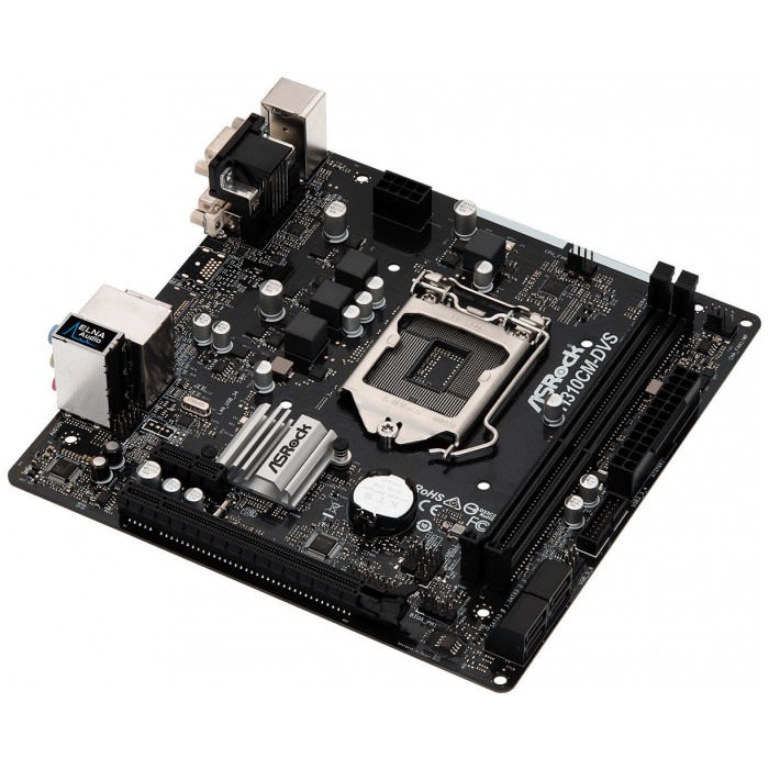 картинка Материнская плата ASRock H310CM-DVS S1151v2 (H310CM-DVS) от магазина КомпьютерЦентр