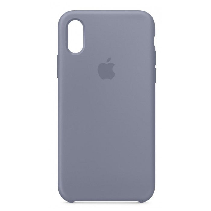 картинка Чехол Apple Silicone Case for iPhone Xs Lavander Gray от магазина КомпьютерЦентр