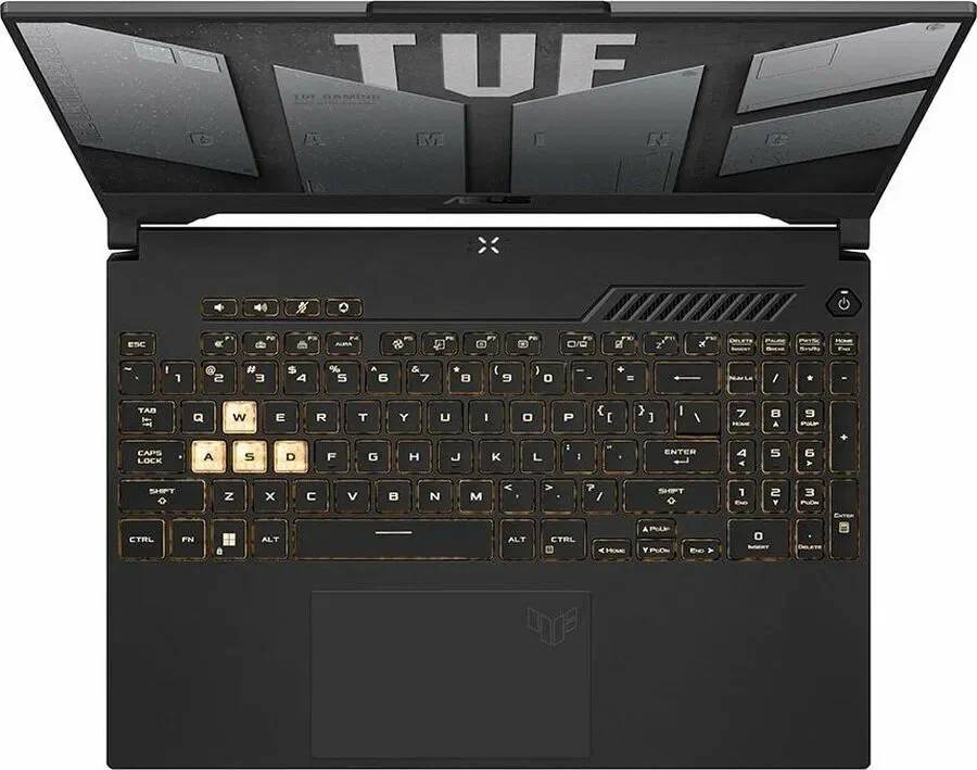 картинка Ноутбук ASUS TUF Gaming F15 FX507ZC4-HN299 15.6'' FHD 144Гц/  Intel Core i5-12500H/  RAM 16 ГБ/  SSD 512 ГБ/  GeForce RTX 3050 4 Гб/  DOS/  Black (90NR0GW1-M00T60) от магазина КомпьютерЦентр