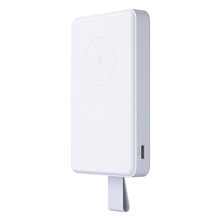 картинка Внешний аккумулятор Xiaomi Mi Power Bank 6000 mAh Magnetic Wireless Magsafe WPB0620MI White (BHR9074GL) от магазина КомпьютерЦентр