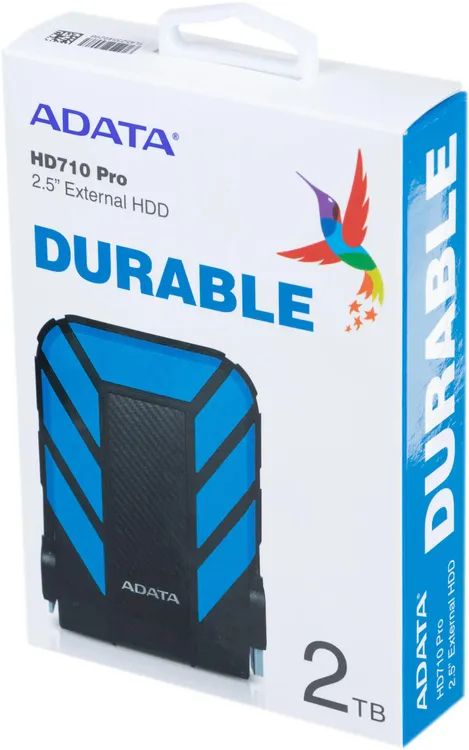 картинка HDD внешний 2Tb A-DATA 2.5'' HD710 Pro DashDrive Durable Blue; USB3.0; (AHD710P-2TU31-CBL) от магазина КомпьютерЦентр