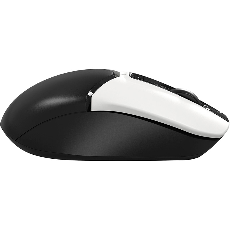 картинка Мышка A4tech Fstyler FG12S Panda Wireless White/Black от магазина КомпьютерЦентр