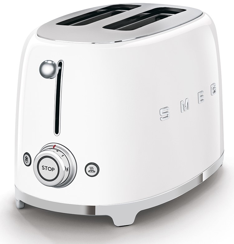 картинка Тостер для хлеба SMEG TSF01WHEU от магазина КомпьютерЦентр