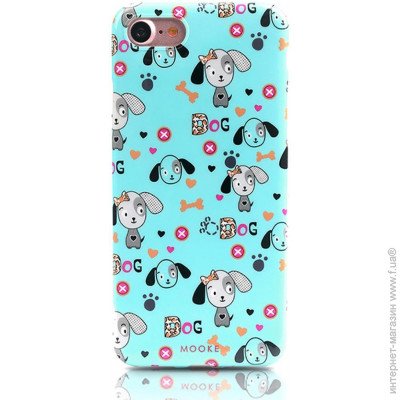 картинка Чехол Mooke Adorable Pet for iPhone 7 Sky Blue от магазина КомпьютерЦентр