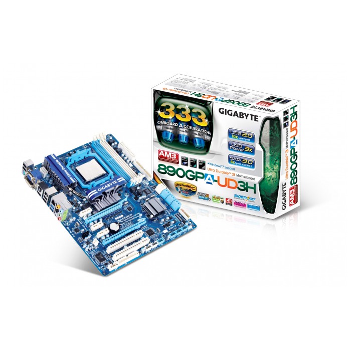 картинка Материнская плата Gigabyte GA-890GPA-UD3H (GA-890GPA-UD3H) от магазина КомпьютерЦентр