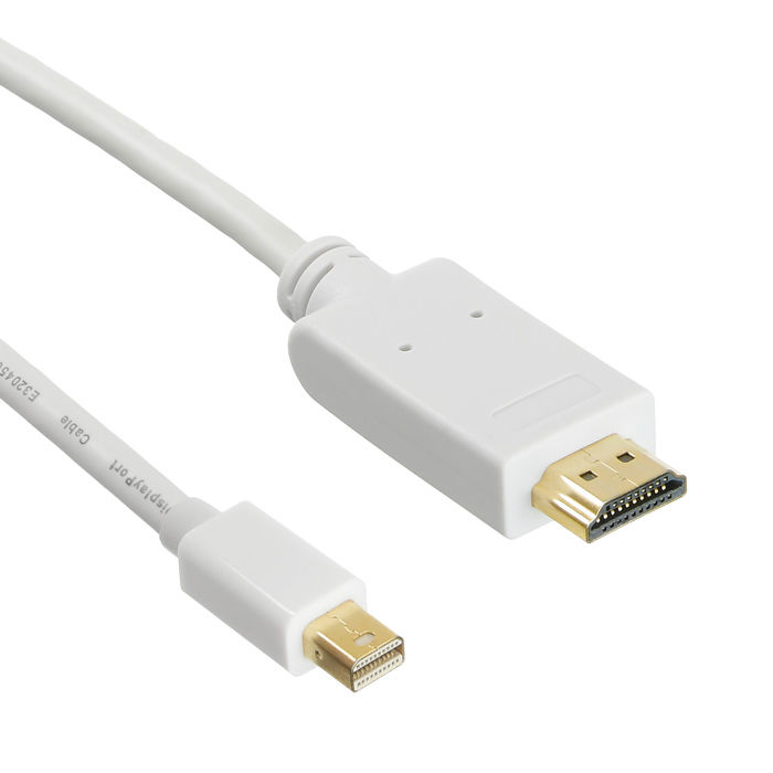 картинка Кабель miniDisplay Port to HDMI Buro 2m White 1.2v BHP MDPP-HDMI-2 (1147218) от магазина КомпьютерЦентр