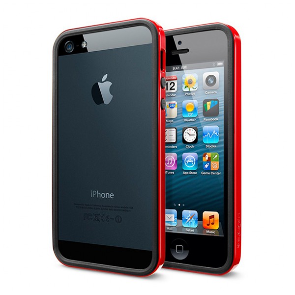 картинка Чехол SGP Case Neo Hybrid EX SLIM Vivid Series Dante Red for iPhone 5 (SGP10026) от магазина КомпьютерЦентр