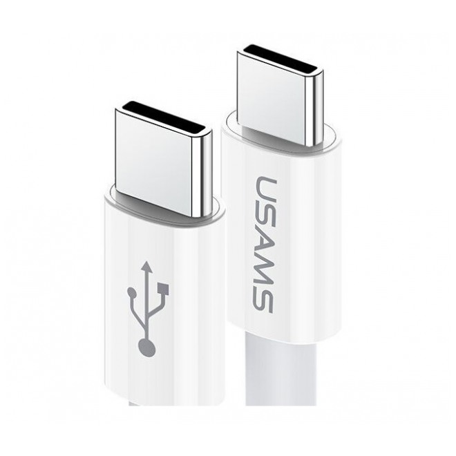 картинка Кабель Usams U44 Type-C to Tyce-C 60W PD Fast 1.2m Gray (US-SJ409) от магазина КомпьютерЦентр