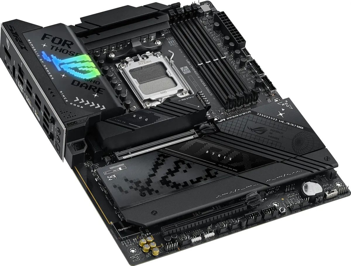 картинка Материнская плата ASUS ROG STRIX X870-F GAMING WIFI AM5, ATX от магазина КомпьютерЦентр