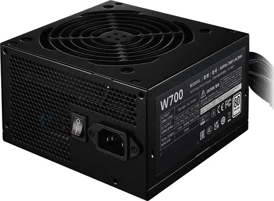 картинка Блок питания Cooler Master ATX 700W Elite Nex W700 80+ white (20+4pin) APFC 120mm fan 5xSATA RTL MPW-7001-ACBW-BEU от магазина КомпьютерЦентр