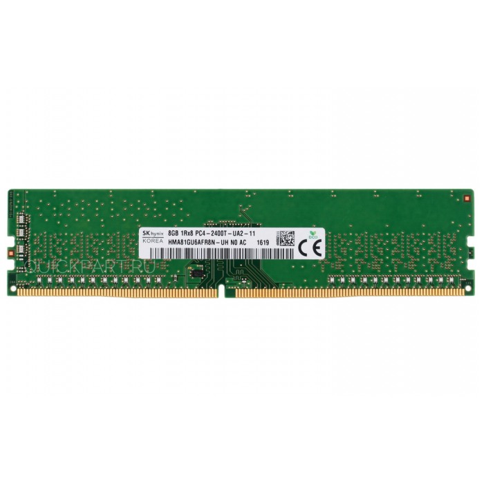 картинка Оперативная память Hynix DIMM DDR4 8Gb 2400MHz PC4-19200 CL17 (HMA81GU6AFR8N-UHNO) от магазина КомпьютерЦентр