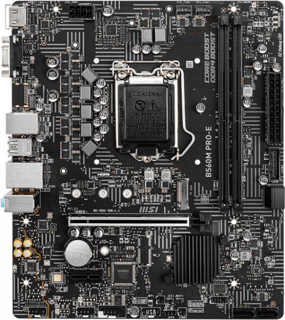 картинка М/ п MSI B560M PRO-E Soc-1200 Intel B560 от магазина КомпьютерЦентр