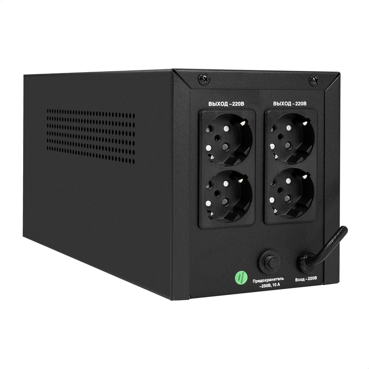 картинка ИБП ExeGate EP299950RUS SpecialPro Smart LLB-1000.LCD.AVR.4SH (1000VA/ 700W, LCD, AVR, 4*EU/ Тип F(Schuko), батарея 12V 7.2Ah - 2 шт., металлический корпус, Black от магазина КомпьютерЦентр