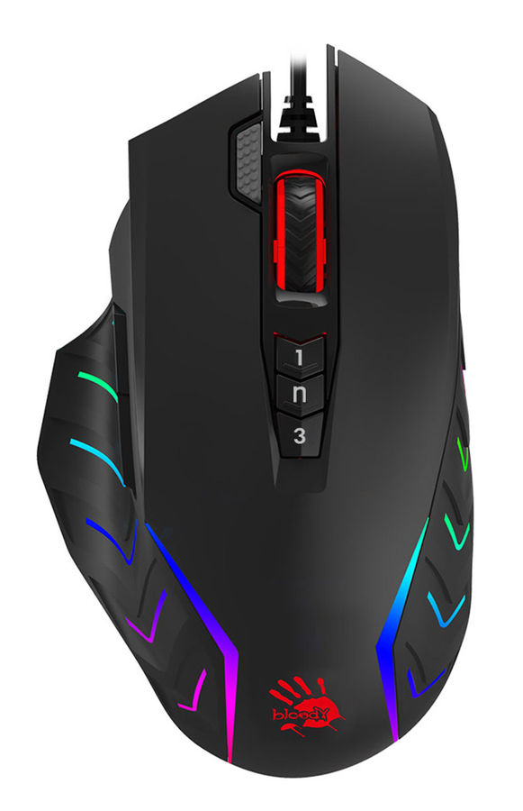 картинка Мышка A-4Tech Bloody J95s Black (J95S Stone Black Activated) от магазина КомпьютерЦентр