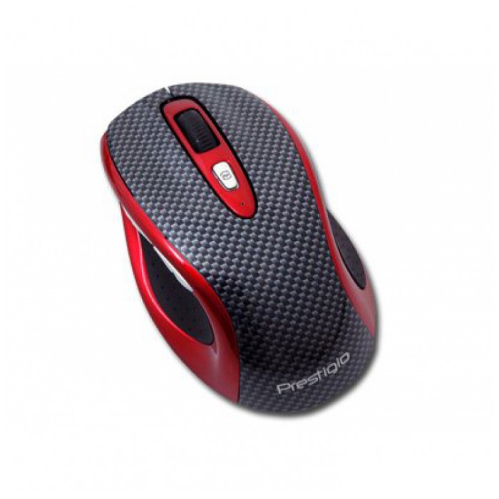 картинка Мышка Prestigio PJ-MSL1W L-size Carbon Red Wireless (PJ-MSL1W) от магазина КомпьютерЦентр
