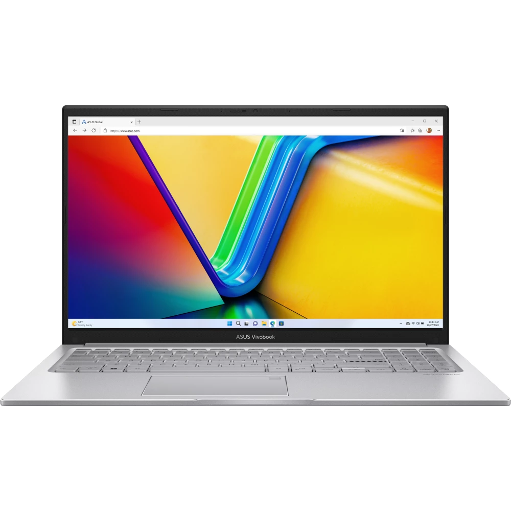 картинка Ноутбук ASUS Vivobook 15 X1504VA-BQ1283 15.6'' FHD, Intel Core i5 1335U/  16Gb/  512Gb SSD/  VGA Int/  noOS/  Cool Silver от магазина КомпьютерЦентр