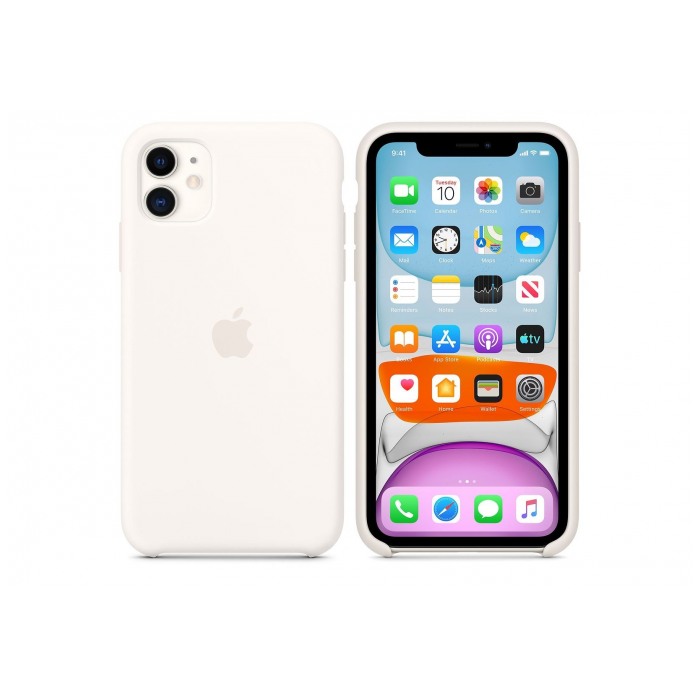 картинка Чехол Apple Silicone Case for iPhone 11 White от магазина КомпьютерЦентр