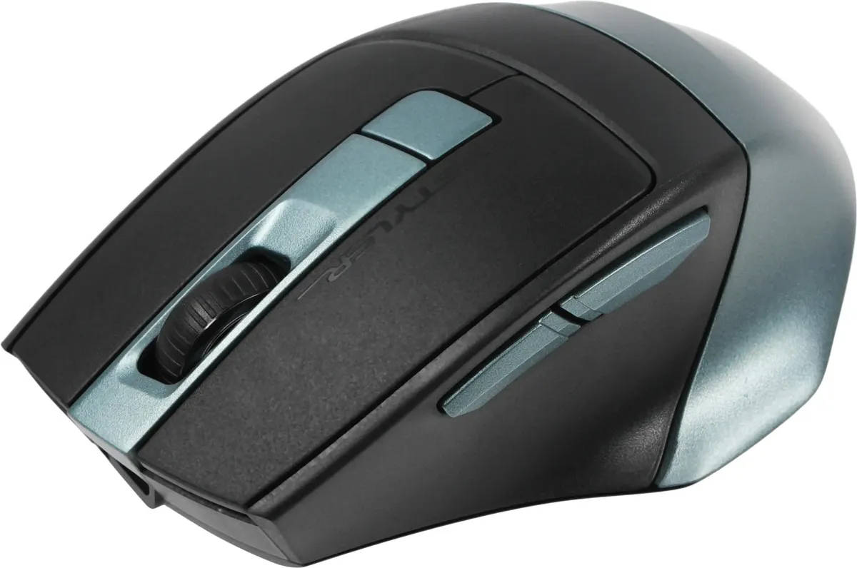картинка Мышь A4Tech Fstyler FB35S темно-зеленый/ черный беспроводная BT/ Radio USB для ноутбука (FB35S USB MIDNIGHT GREEN) от магазина КомпьютерЦентр