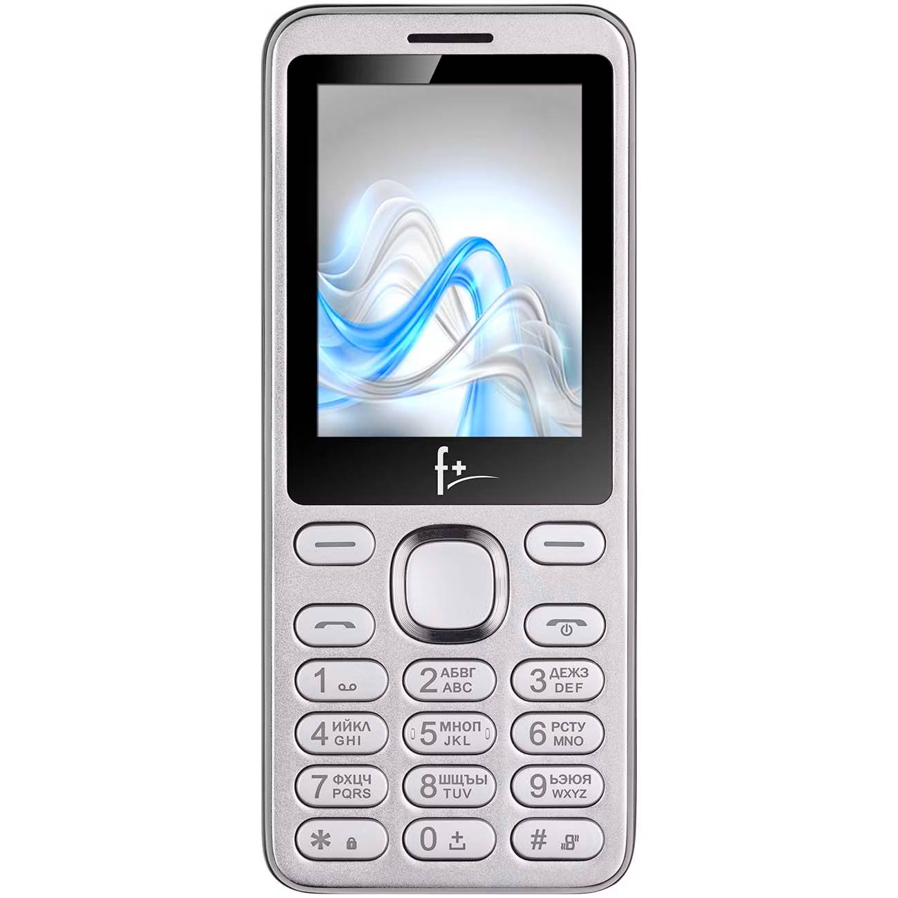 картинка Мобильный телефон F+ S240 Silver 2.4'' от магазина КомпьютерЦентр